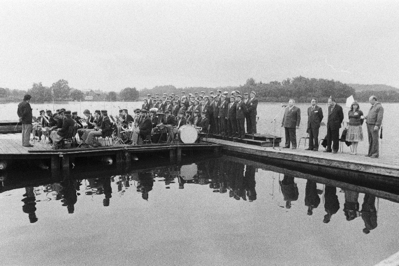 Ed. Vilde nim. Tallinna Pedagoogilise Instituudi 35. aastapäeva tähistamine spordibaasis Vana-Otepääl.