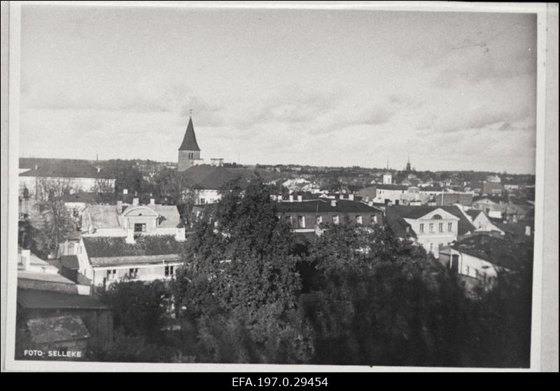Tartu linna vaade.