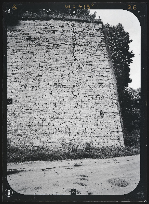 Narva linn. Bastionid. Narva linnakindlustused. Stereofotogramm-meetriline mõõdistamine.