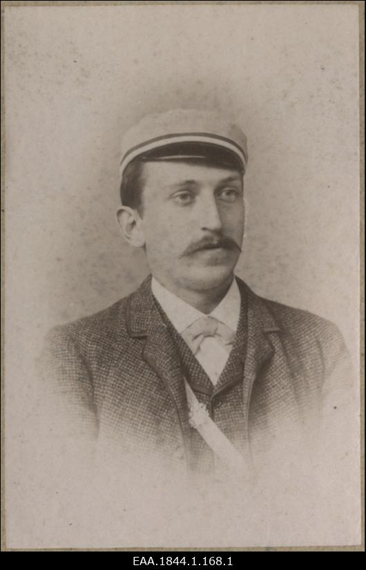 Korporatsiooni "Neobaltia" liige, portreefoto