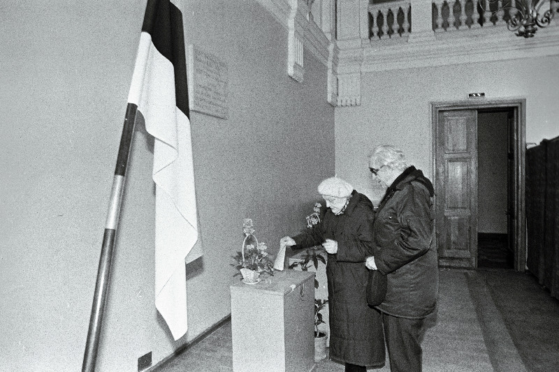 03.03.1991. Referendum Tallinna Reaalkoolis.