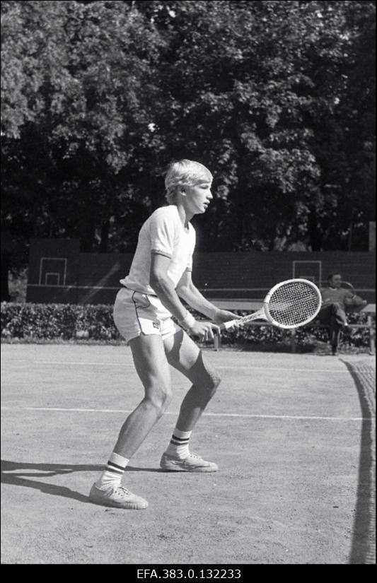 Rakvere tennise 60. aastapäeva juubeliturniiri võitja Andres Võsand.