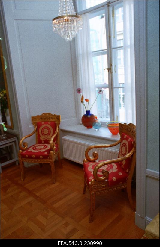 Vanalinnas asuva Rootsi suursaatkonna hoone (von Roseni palee) sisevaated.