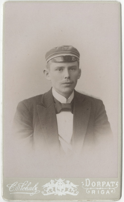 Korporatsioon "Estonia" liige parun Ernst Ungern-Sternberg, portreefoto