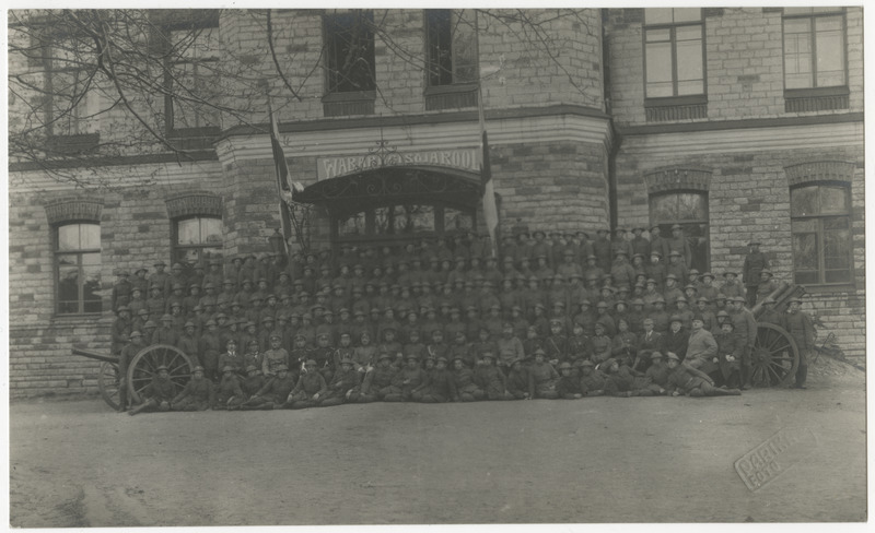 Vabariigi sõjakooli I kursus Tondil 1919. aastal