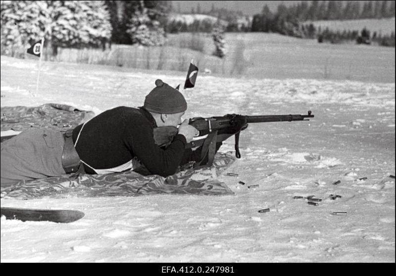 NSV Liidu suusatamise meistrivõistluste ajal Otepääl.