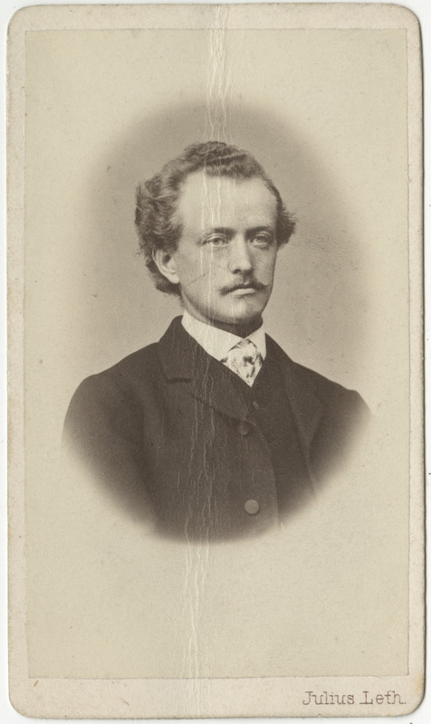 Korporatsiooni "Livonia" liige parun Arthur von Vietinghoff, portreefoto