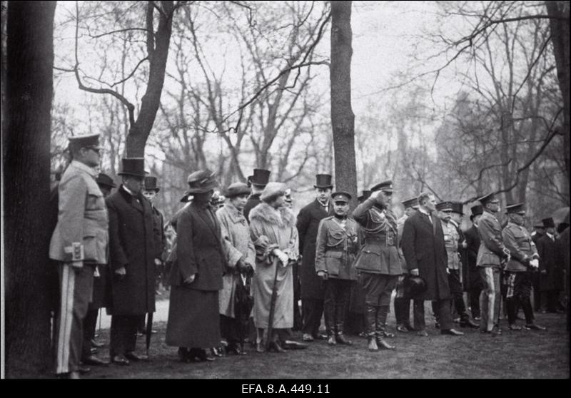 Vabadussõjas langenud soomlaste mälestussamba avamine Helsingis 27.mai  1923.a.