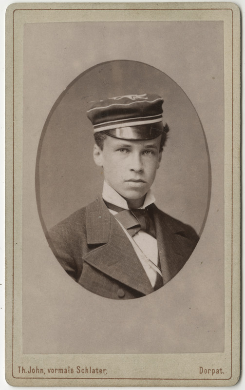 Korporatsioon "Estonia" liige Paul von Mühlendahl, portreefoto