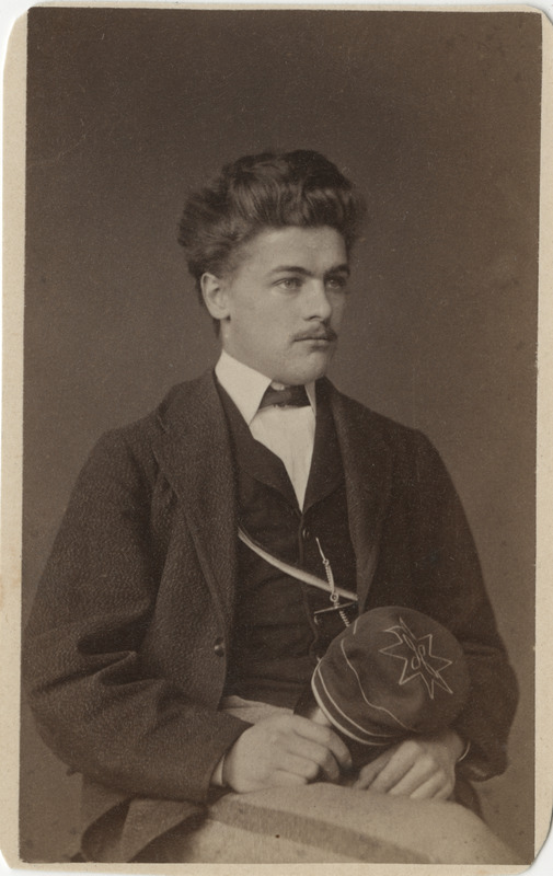 Korporatsioon "Estonia" liige Julius Serck, portreefoto