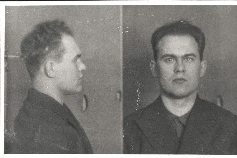 Kompartei aktivist Karl Hansson enne vanglast vabastamist.
