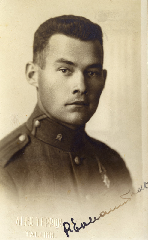 Sõjaväe Ühendatud Õppeasutused. Kadett Peeter Ekbaum.