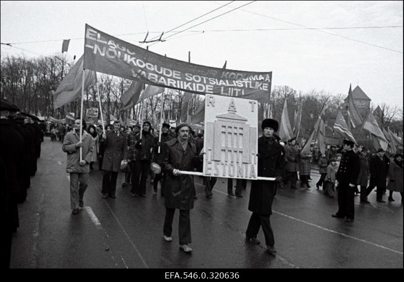 Oktoobridemonstratsioon.