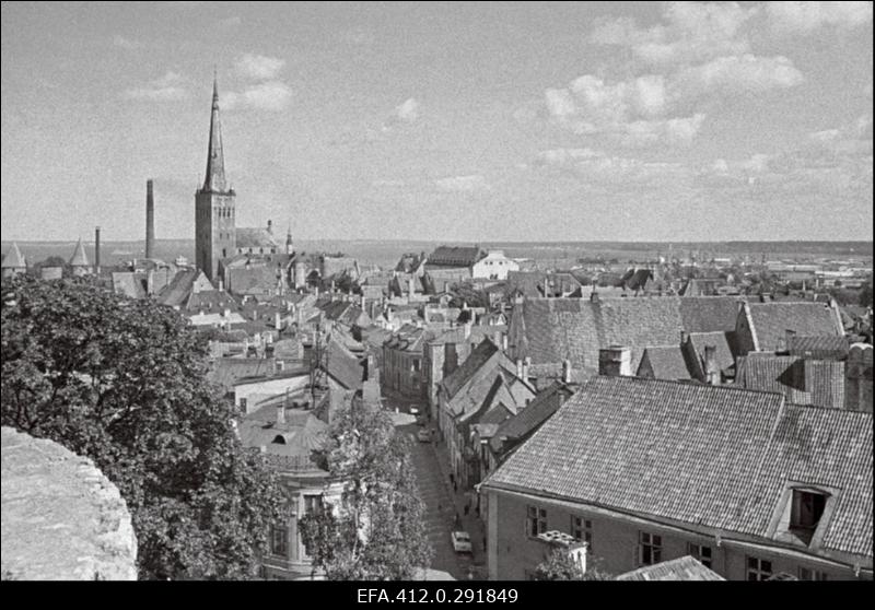 Vanalinna panoraam Toompealt. (suvine päev).
