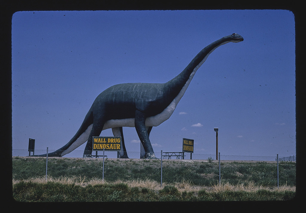 Wall Drug dinosaur, Wall, South Dakota (LOC)