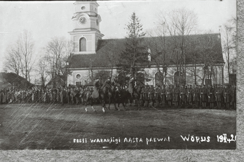 Eesti Vabariigi 2. aastapäeva paraad.