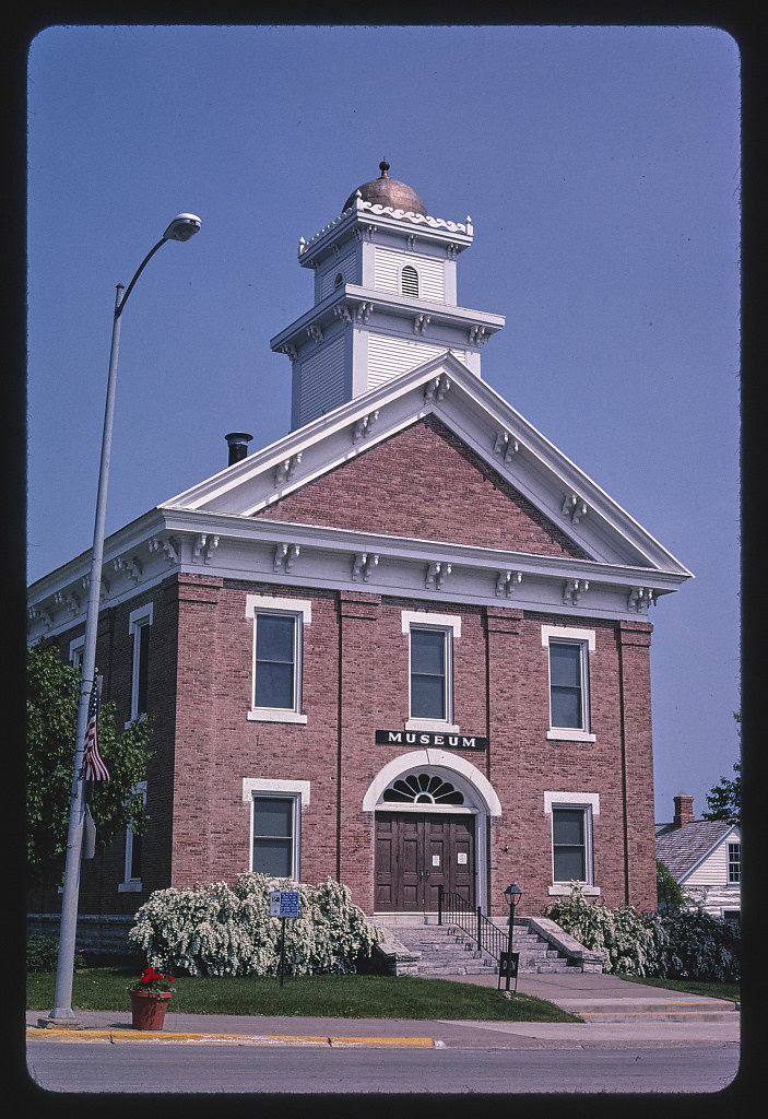 Allamakee County Courthouse (1861), Alamakee Street (now a museum), Waukon, Iowa (LOC)