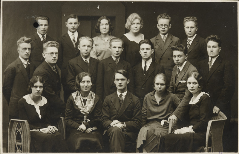 Eesti üliõpilaste seltsi "Veljesto" coetus 1931 I semester, grupifoto