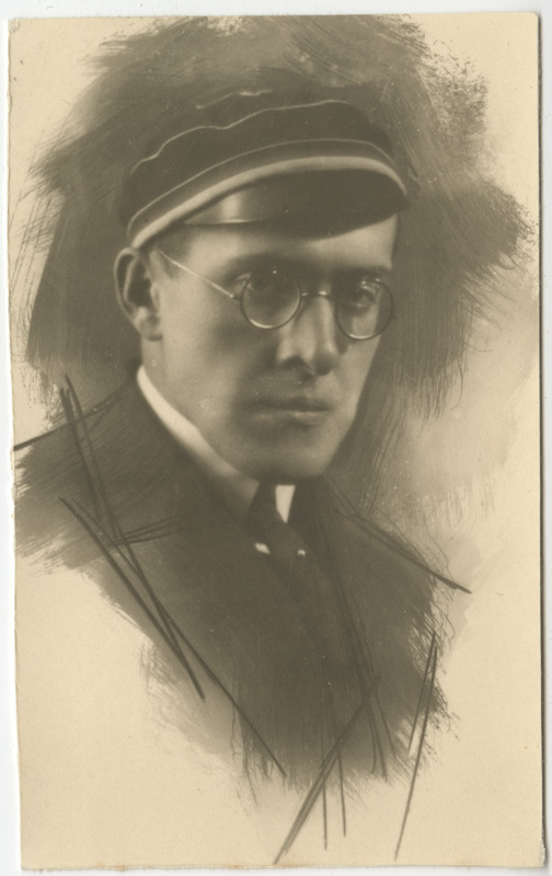 Korporatsiooni "Livonia" liige Heinrich Gernhardt, portreefoto