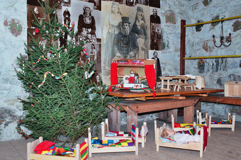 Laste jõulupidu Rocca al Mare Vabaõhumuuseumis.