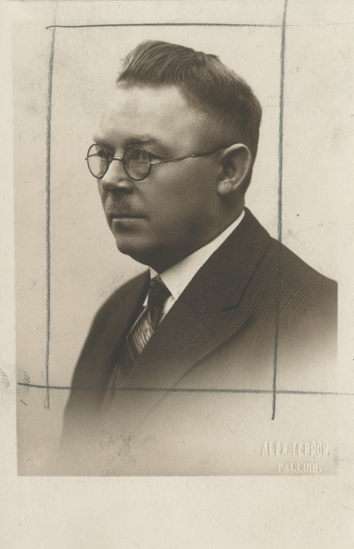 Aleksander Tõnisson, eesti suurtööstur, portreefoto