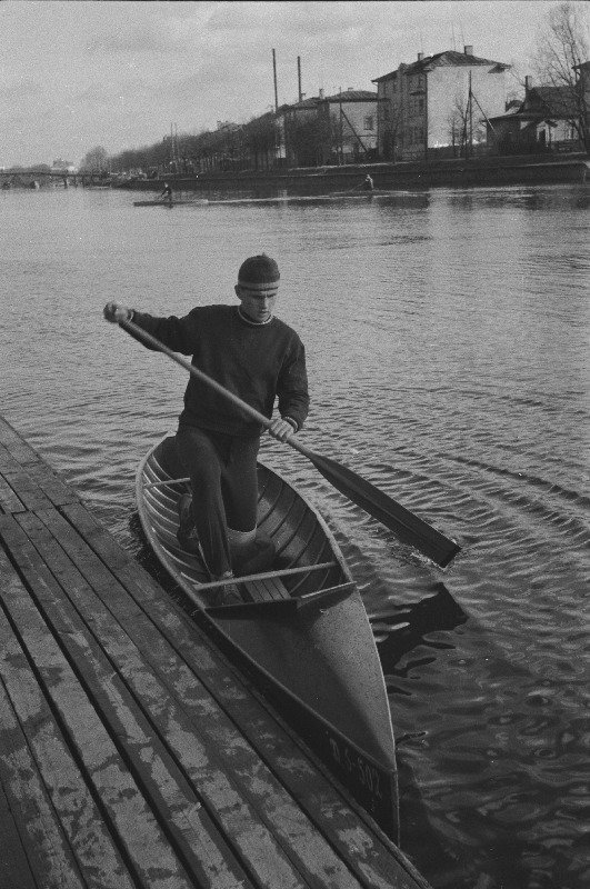 Sõudmine Emajõel.