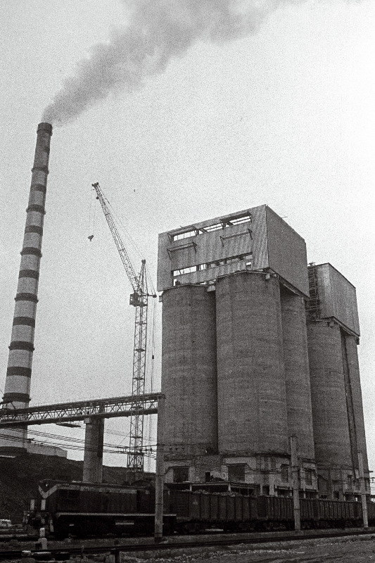 Eesti Elektrijaama põlevkivituhasõlme kompleks.