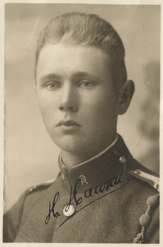 Heinrich Hansen, sõjaväelane, sportlane, portreefoto