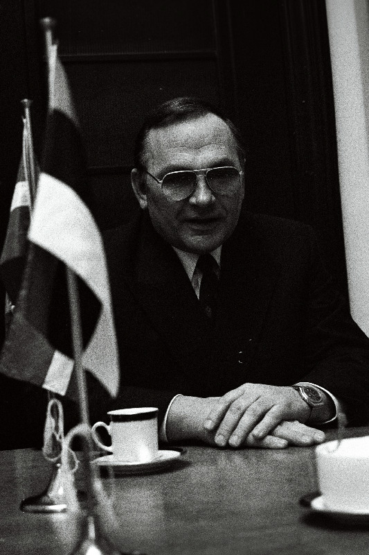 Läti Seimi esimees Alfreds Cepanis.