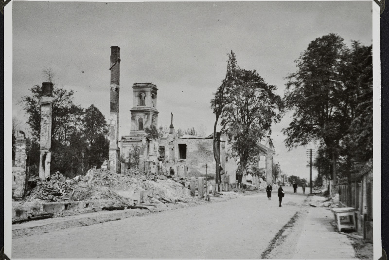 Ülesvõtteid Tartu põlemisest.