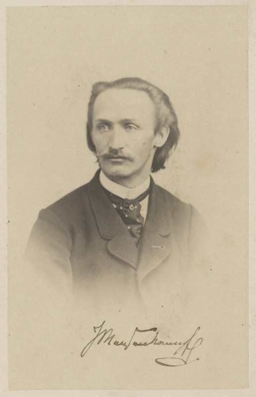 Korporatsiooni "Livonia" vilistlane James von Mensenkampff, portreefoto