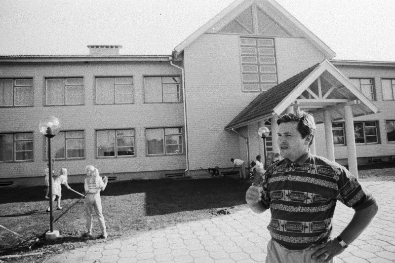 Leie Põhikooli juhataja Tiit Kurvits.