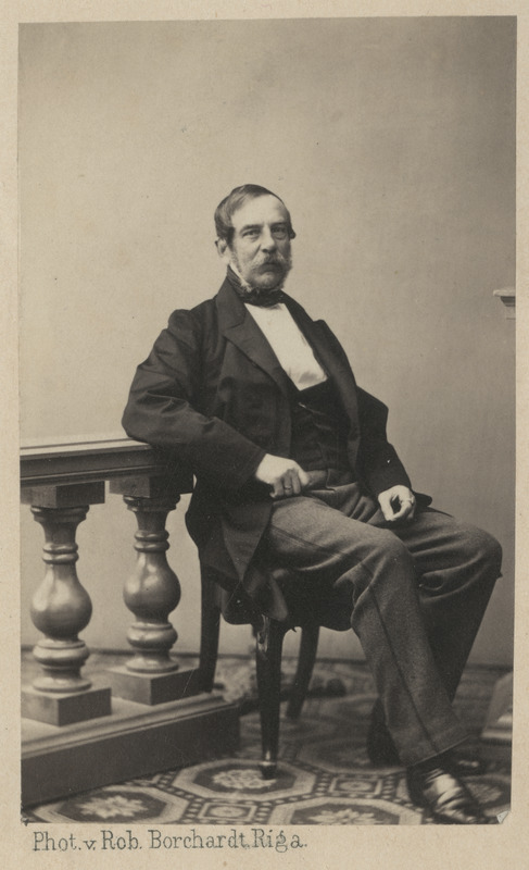 Korporatsiooni "Livonia" vilistlane Hugo Boltho von Hohenbach, portreefoto