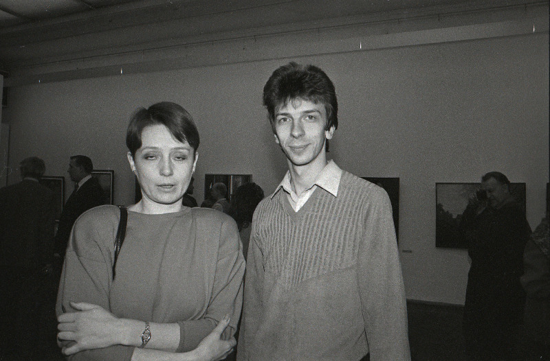 Maalikunstnik Sirje Runge ja helilooja Erkki-Sven Tüür.