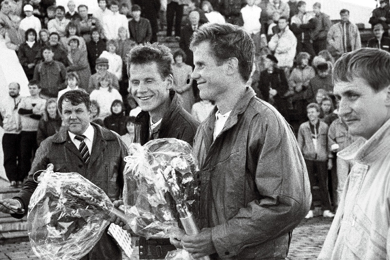 Eesti NSV 1988.a. parim võistkond purjetajad Tõnu ja Toomas Tõniste.