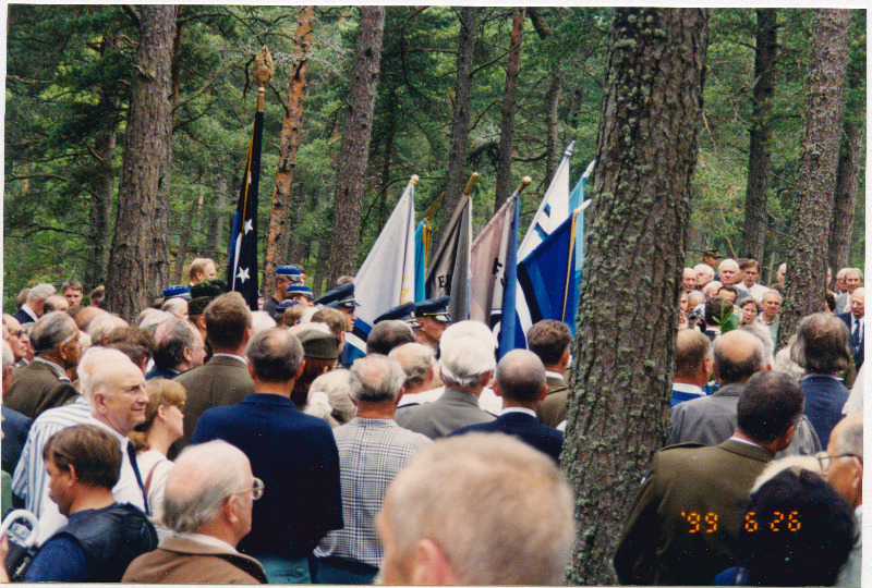 Kolonel Alfons Rebase ümbermatmine Tallinna Metsakalmistule 26.06.1999.