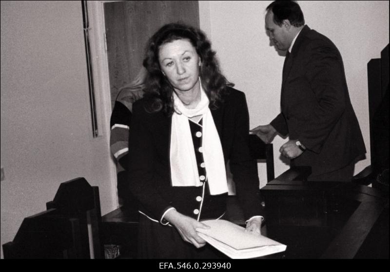 Kohtuistung Läänemaa Vabatahtlike Jäägerkompanii ülema Asso Kommeri üle.