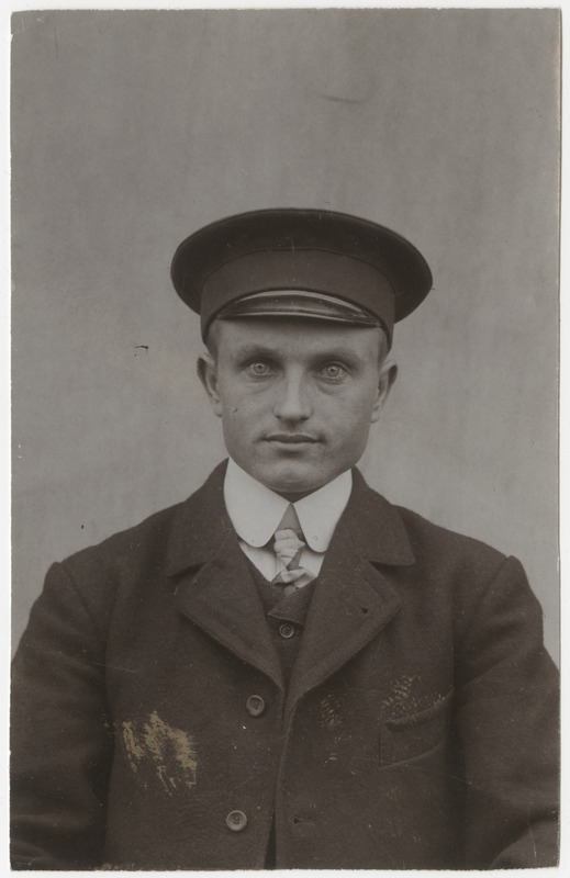 Juhan Rumbergi autojuht Näppo, portreefoto