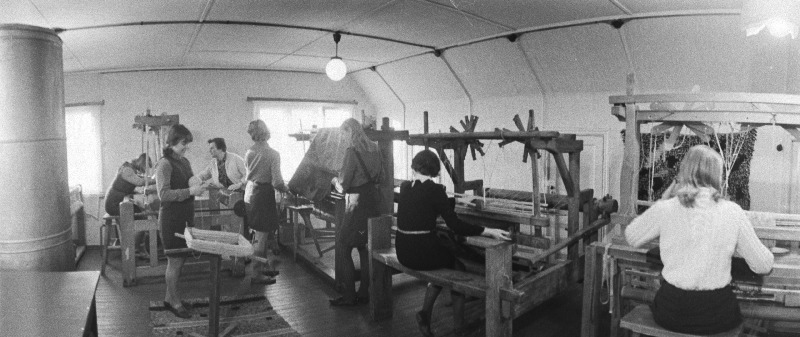 Keila 1. Keskkooli tekstiiliklassi õpilased praktikal.