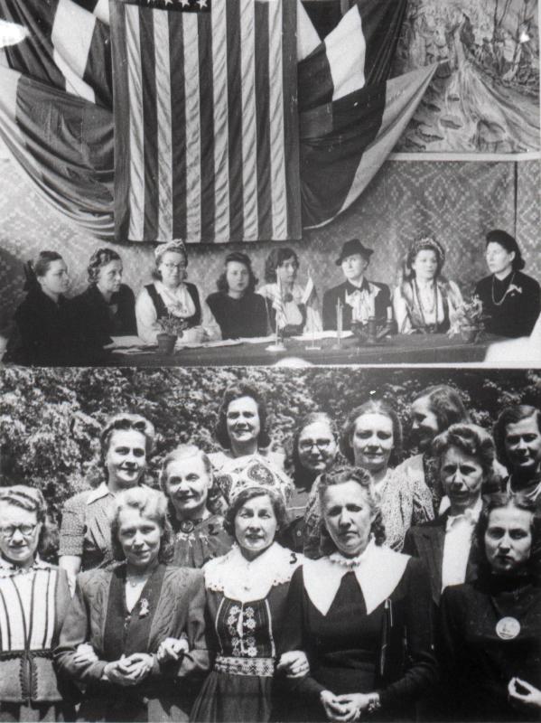 Põgenemine Eestist.elu paguluses. USa sõjatsooni Balti naiste konverents  Esslingenis.