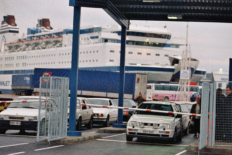 Soome laevafirma Silja Line reisilaev Silja Finnjet Muuga sadamas.