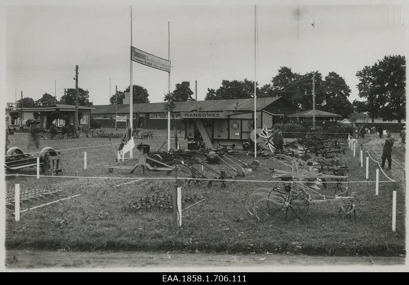 "Ransomes" pavilion at the 50th anniversary exhibition of the Estonian Farmers' Society in Tartu