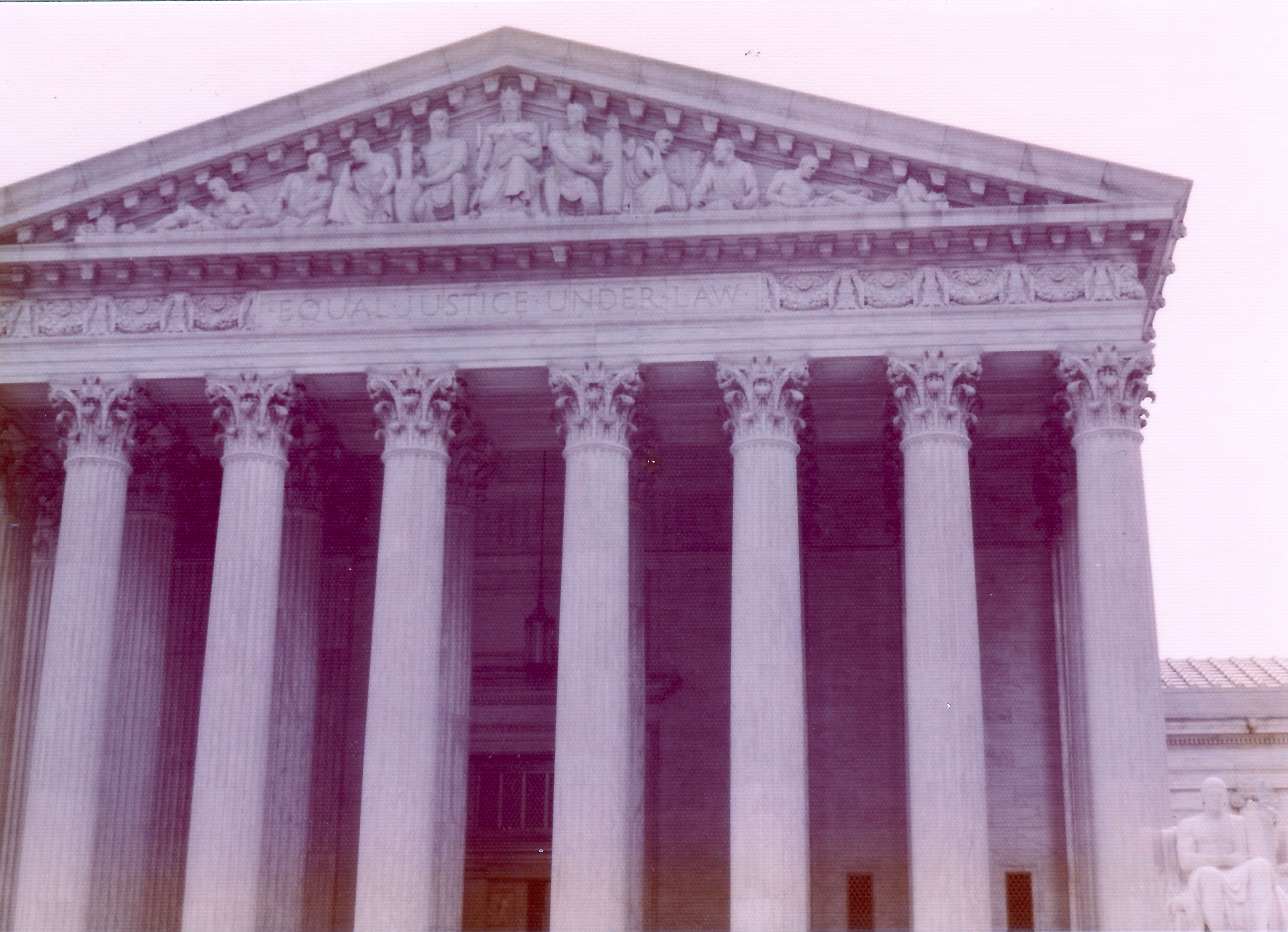 Washington D C August 1975 - Supreme Court - Washington, D. C., August 1975.