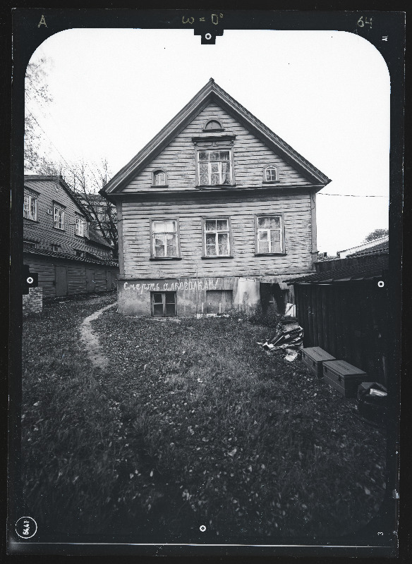 Tallinn, Kvartal 57 B. Fassaadide stereofotogramm-meetriline mõõdistamine.