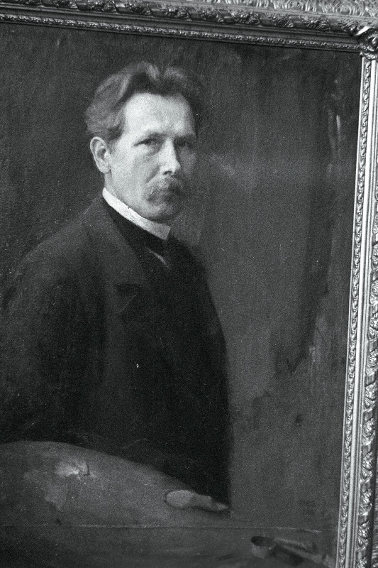 Kunstnik Paul Raud "Autoportree".