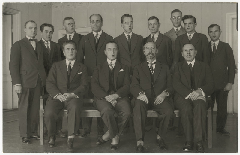 Saadik Aarne Wuorimaa Tartus "Postimehe" toimetuses 19.10.1929.