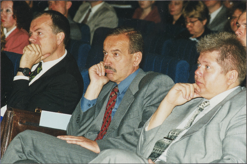 Poliitikud Jüri Mõis (vasakult), Märt Rask, Rein Lang.