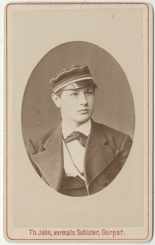 Korporatsioon "Estonia" liige Friedrich von Samson-Himmelstjerna, portreefoto