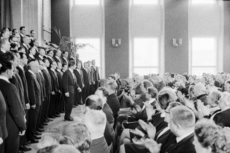 Vaade „Eesti Energia“ klubi saali Nõukogude-Saksa sõprusõhtu ajal.