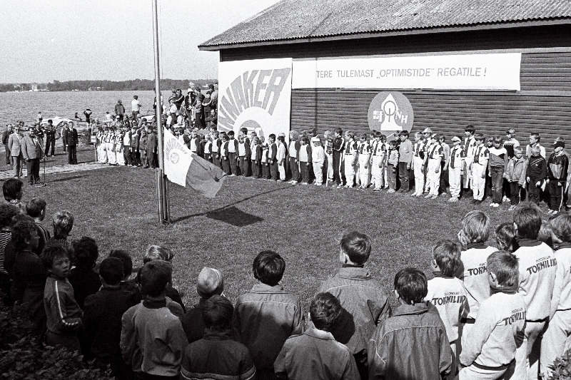 "Spinnakeri" ja "Noorte Hääle" XI "Optimistide" regati avatseremoonia.